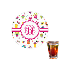 Girly Monsters Printed Drink Topper - 1.5" (Personalized)
