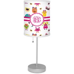 Girly Monsters Lamp with Drum Shade (Personalized)