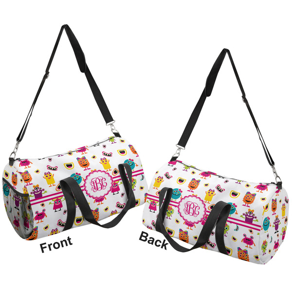 Girly Monsters Duffle bag small front and back sides