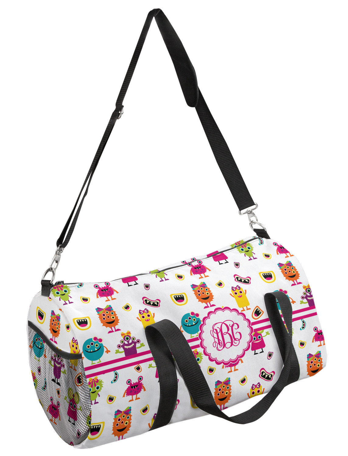 Girly Monsters Duffel Bag Small (Personalized) YouCustomizeIt