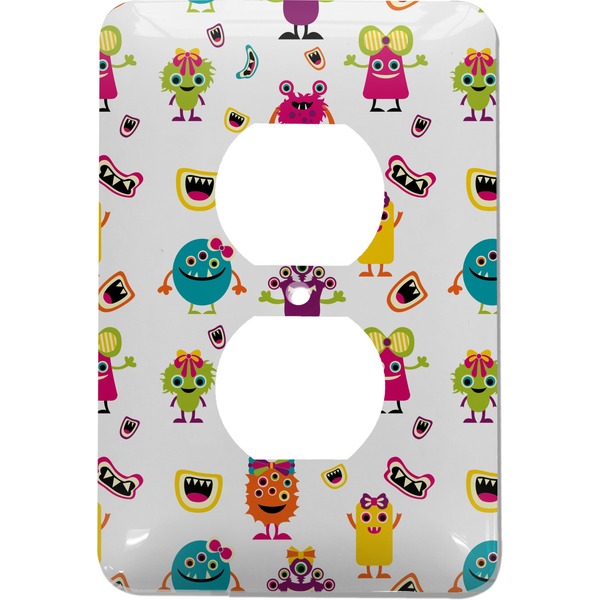 Custom Girly Monsters Electric Outlet Plate