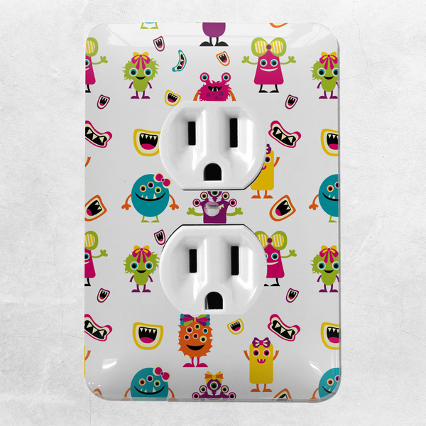 Girly Monsters Electric Outlet Plate - LIFESTYLE