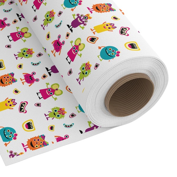 Custom Girly Monsters Fabric by the Yard - Spun Polyester Poplin