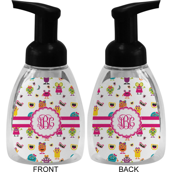 Girly Monsters Foam Soap Bottle (Front & Back)