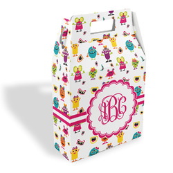 Girly Monsters Gable Favor Box (Personalized)