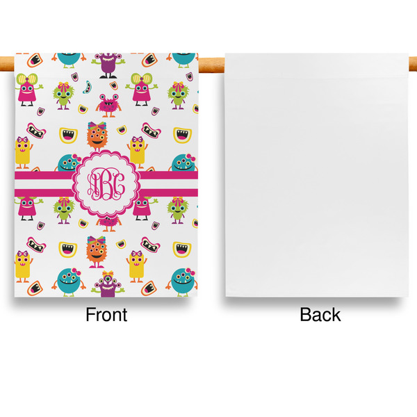 Girly Monsters Garden Flags - Large - Single Sided - APPROVAL