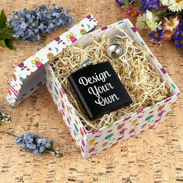 Girly Monsters Gift Boxes with Lid - Canvas Wrapped - X-Large - In Context