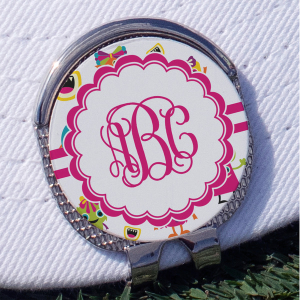 Custom Girly Monsters Golf Ball Marker - Hat Clip