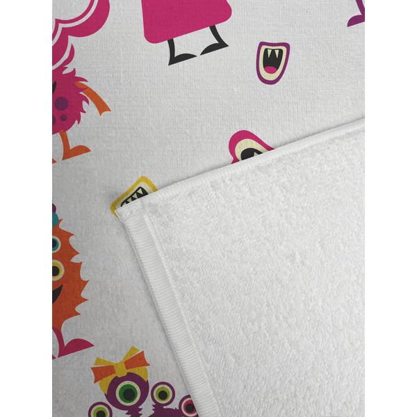 Girly Monsters Golf Towel - Detail