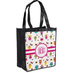 Girly Monsters Grocery Bag (Personalized)