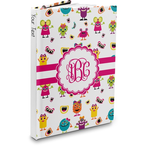 Custom Girly Monsters Hardbound Journal (Personalized)
