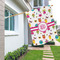 Girly Monsters House Flags - Double Sided - LIFESTYLE