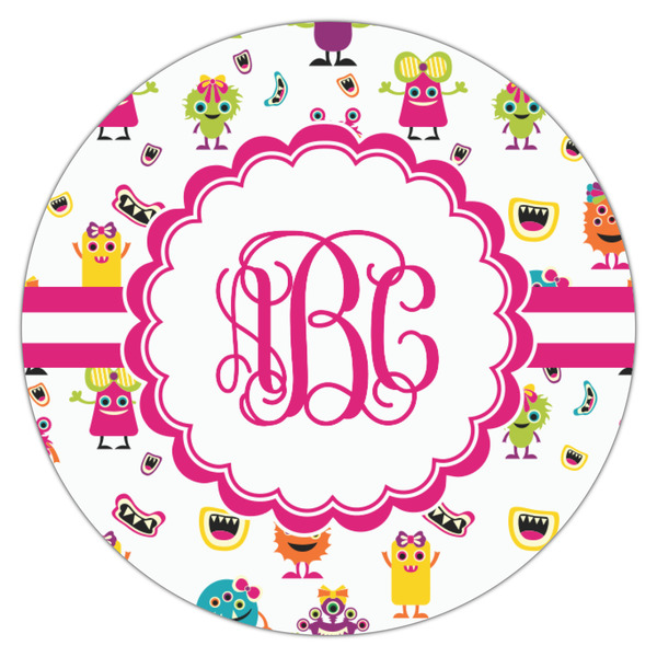 Girly Monsters Icing Circle - Small - Single