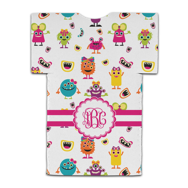 Girly Monsters Jersey Bottle Cooler - BACK (flat)