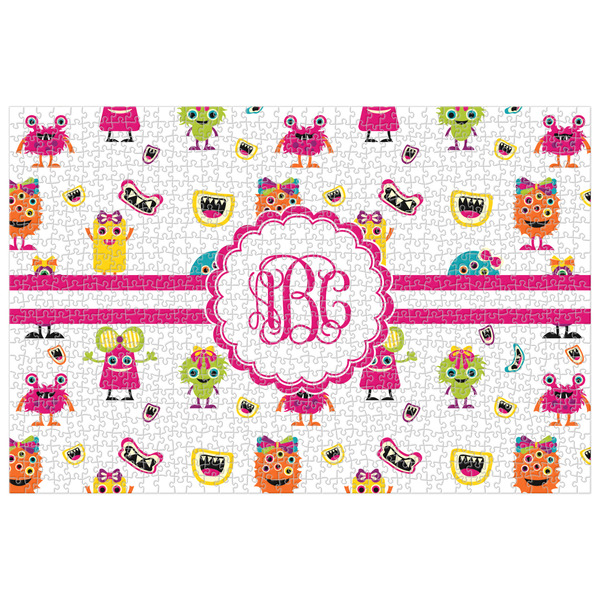 Custom Girly Monsters 1014 pc Jigsaw Puzzle (Personalized)