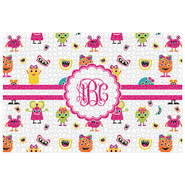 Custom Girly Monsters Jigsaw Puzzle - 1000-piece (Personalized)