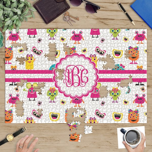 Girly Monsters Jigsaw Puzzle 1014 Piece - In Context