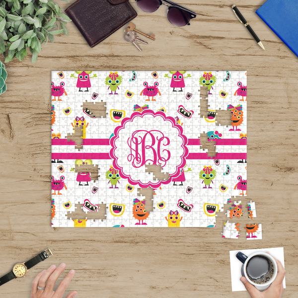 Girly Monsters Jigsaw Puzzle 500 Piece - In Context