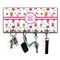 Girly Monsters Key Hanger w/ 4 Hooks w/ Monogram