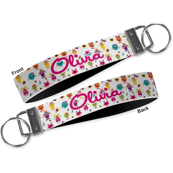 Girly Monsters Key-chain - Metal and Nylon - Front and Back