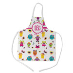 Girly Monsters Kid's Apron w/ Monogram