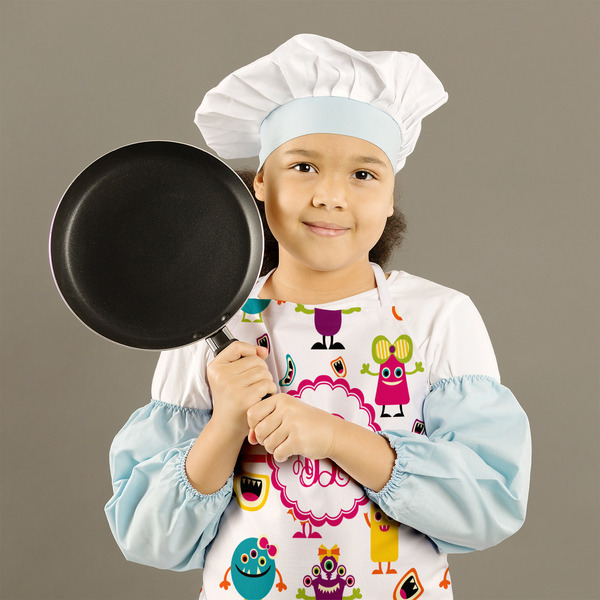 Girly Monsters Kid's Aprons - Medium - Lifestyle