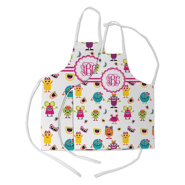 Girly Monsters Kid's Aprons - Parent - Main
