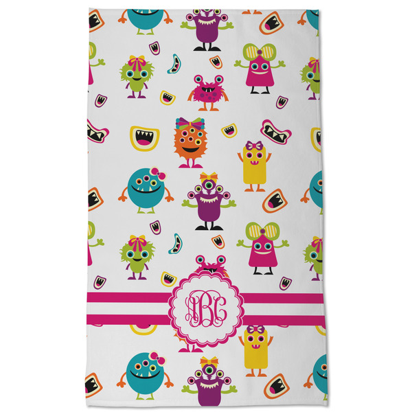 Girly Monsters Kitchen Towel - Poly Cotton - Full Front