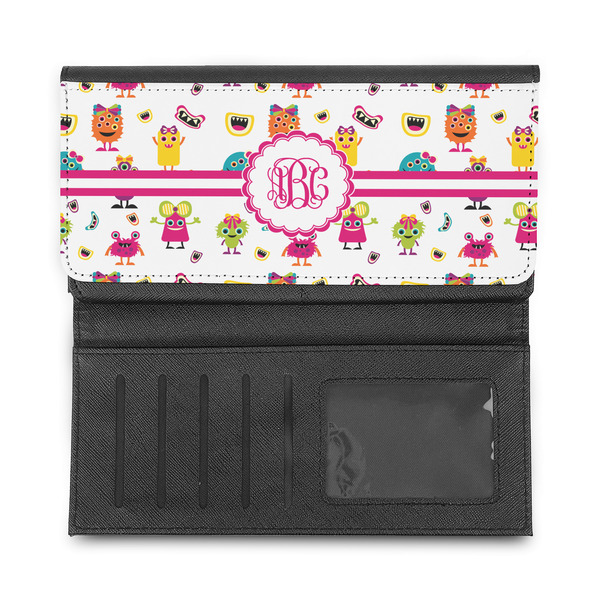 Girly Monsters Ladies Wallet - Half Way Open