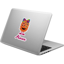 Girly Monsters Laptop Decal (Personalized)
