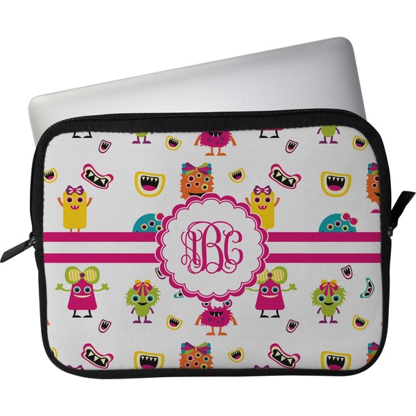 Custom Girly Monsters Laptop Sleeve / Case (Personalized)