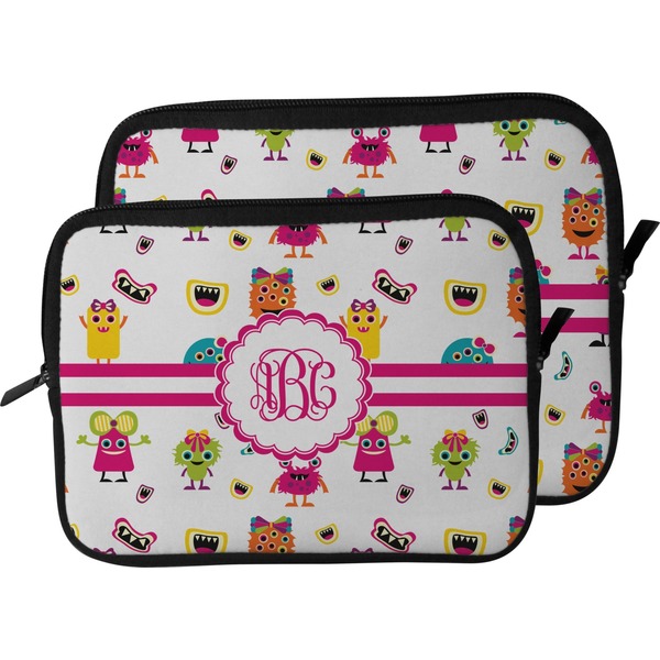 Girly Monsters Laptop Sleeve (Size Comparison)
