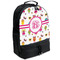 Girly Monsters Large Backpack - Black - Angled View