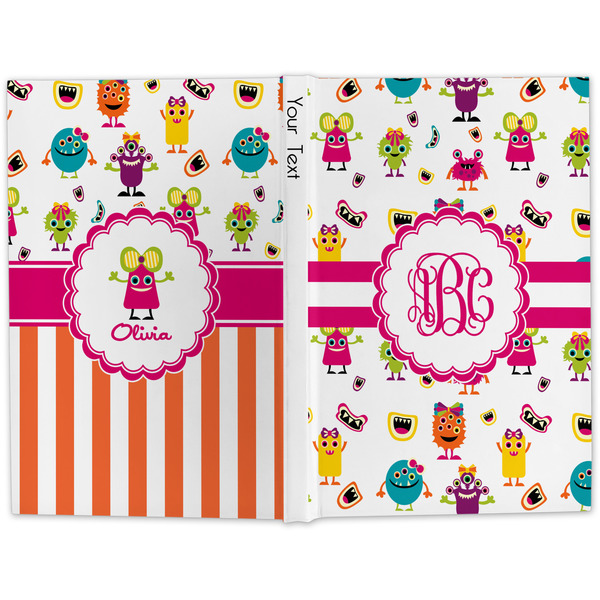 Girly Monsters Large Hard Cover Journal - Apvl