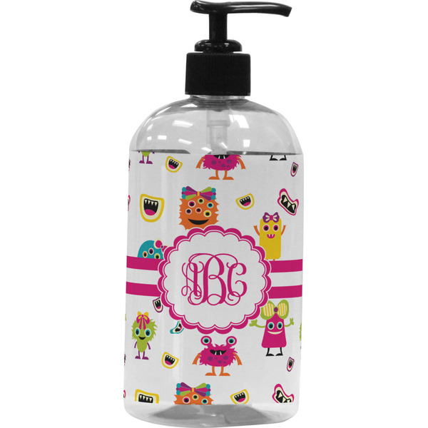 Custom Girly Monsters Plastic Soap / Lotion Dispenser (Personalized)
