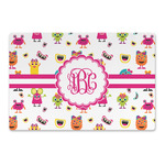 Girly Monsters Large Rectangle Car Magnet (Personalized)