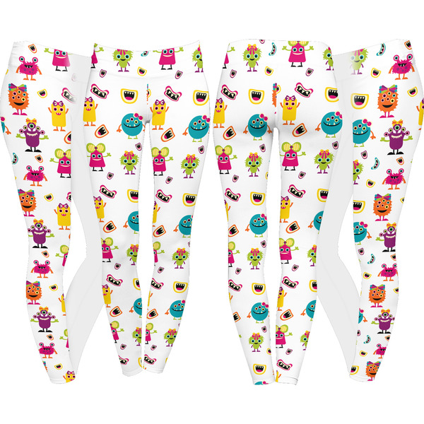 Girly Monsters Leggings Turn Around - Apvl