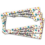 Girly Monsters License Plate Frame (Personalized)