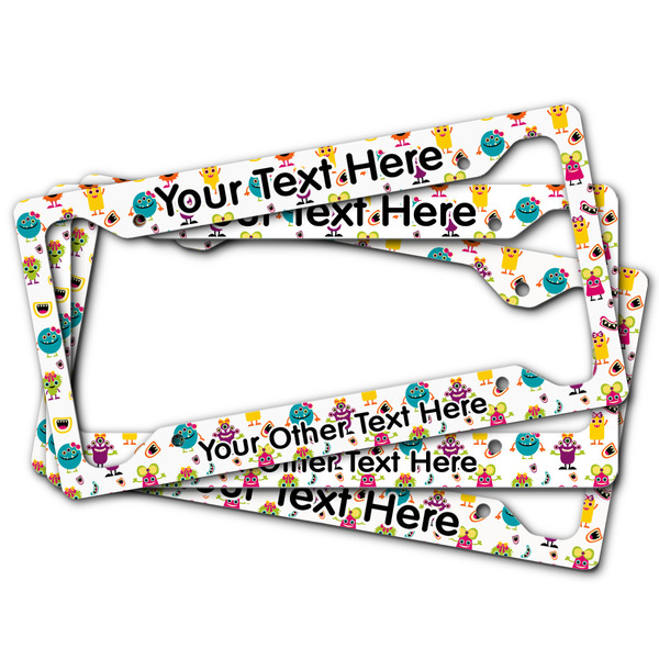 Girly Monsters License Plate Frames - (PARENT MAIN)