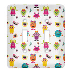 Girly Monsters Light Switch Cover (2 Toggle Plate)