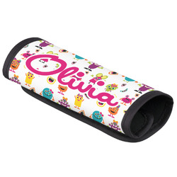 Girly Monsters Luggage Handle Cover (Personalized)