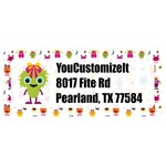 Girly Monsters Return Address Labels (Personalized)