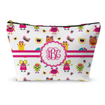 Girly Monsters Makeup Bag - Large - 12.5"x7" (Personalized)