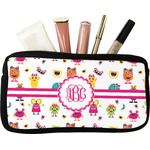 Girly Monsters Makeup / Cosmetic Bag (Personalized)