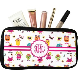 Girly Monsters Makeup / Cosmetic Bag - Small (Personalized)