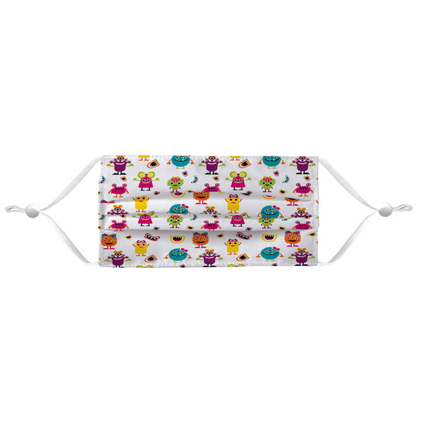 Girly Monsters Mask - Pleated (new) APPROVAL
