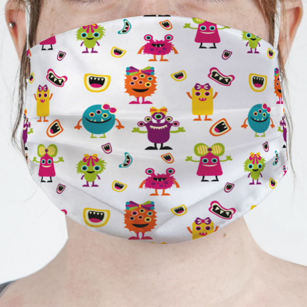 Custom Girly Monsters Face Mask Cover