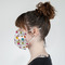 Girly Monsters Mask - Side View on Girl