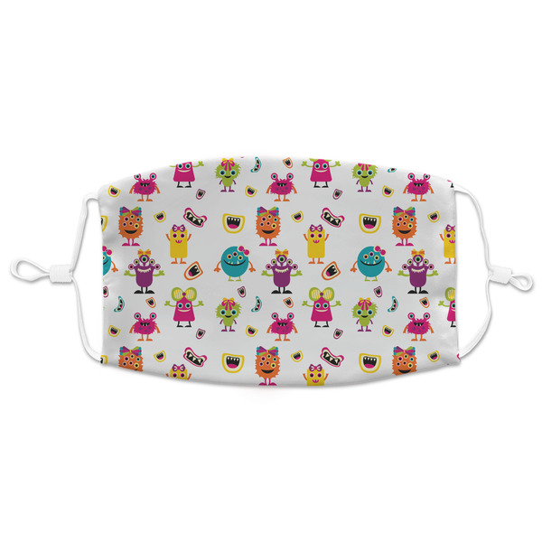 Custom Girly Monsters Adult Cloth Face Mask - XLarge