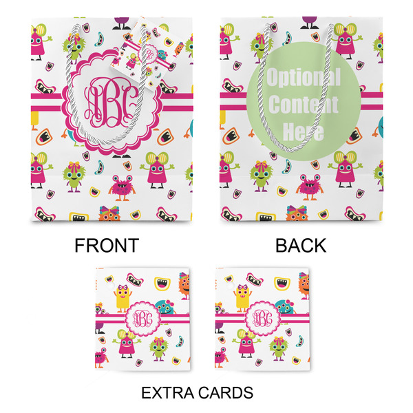 Girly Monsters Medium Gift Bag - Approval